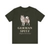 German Spitz Latin Shirt, Vintage Dog Sketch Tee, Dog Latin Gift