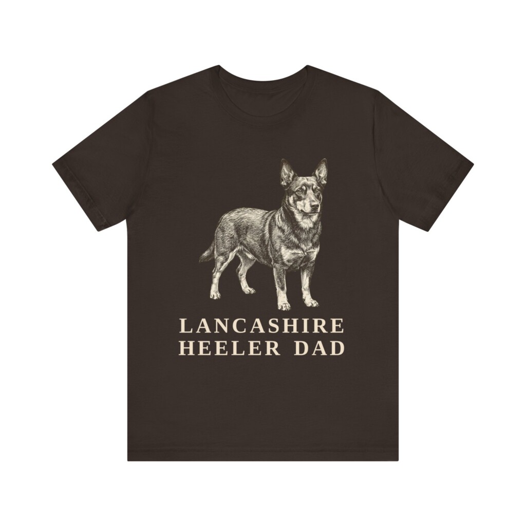Lancashire Heeler Dad Shirt, Vintage Dog Sketch Tee, Dog Dad Gift Lancashire Heeler Dad Shirt, Vintage Dog Sketch Tee, Dog Dad Gift
