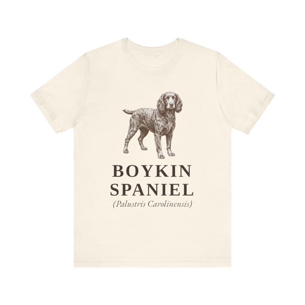 Boykin Spaniel Latin Shirt, Vintage Dog Sketch Tee, Dog Latin Gift