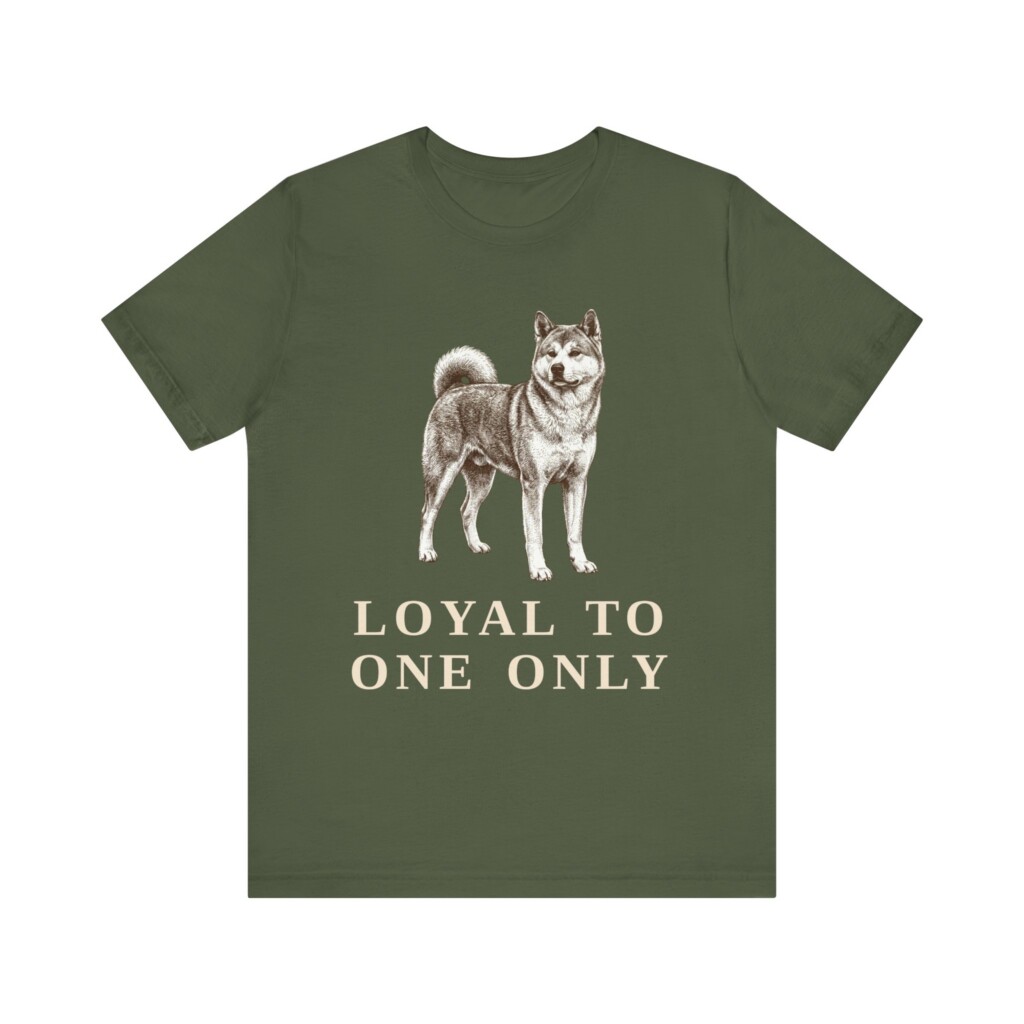 Japanese Akitainu Humor Shirt, Vintage Dog Sketch Tee, Dog Humor Gift