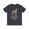 German Pinscher Dad Shirt, Vintage Dog Sketch Tee, Dog Dad Gift