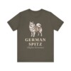 German Spitz Latin Shirt, Vintage Dog Sketch Tee, Dog Latin Gift