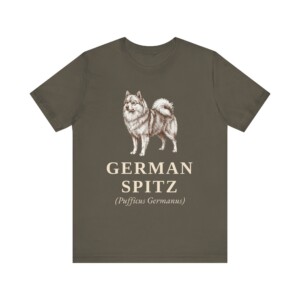 German Spitz Latin Shirt, Vintage Dog Sketch Tee, Dog Latin Gift