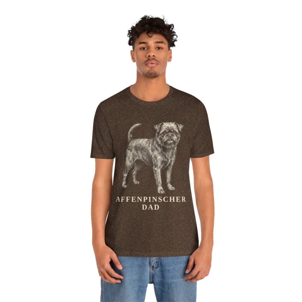 Affenpinscher Dad Shirt, Vintage Dog Sketch Tee, Dog Dad Gift Affenpinscher Dad Shirt, Vintage Dog Sketch Tee, Dog Dad Gift