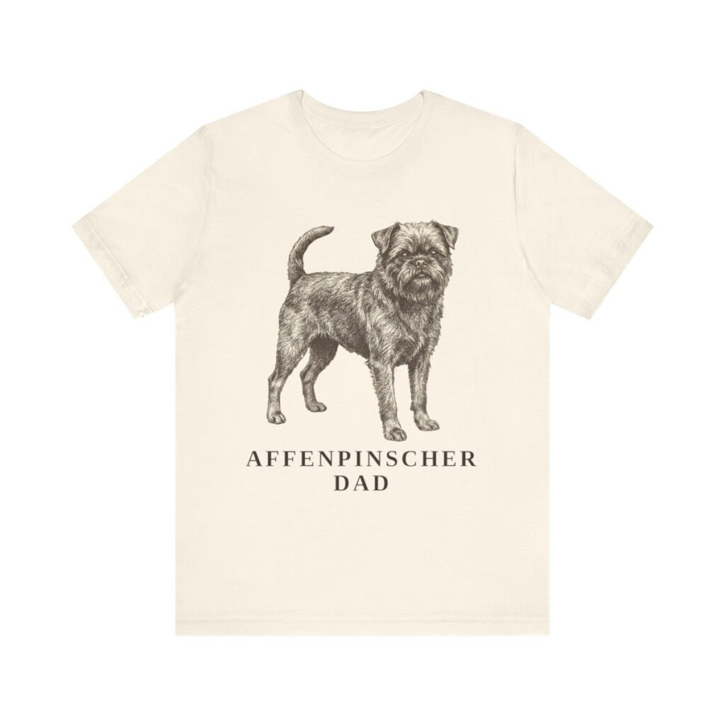 Affenpinscher Dad Shirt, Vintage Dog Sketch Tee, Dog Dad Gift Affenpinscher Dad Shirt, Vintage Dog Sketch Tee, Dog Dad Gift