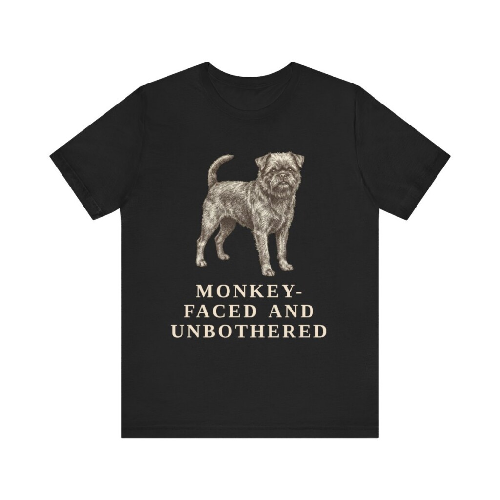 Affenpinscher Humor Shirt, Vintage Dog Sketch Tee, Dog Humor Gift