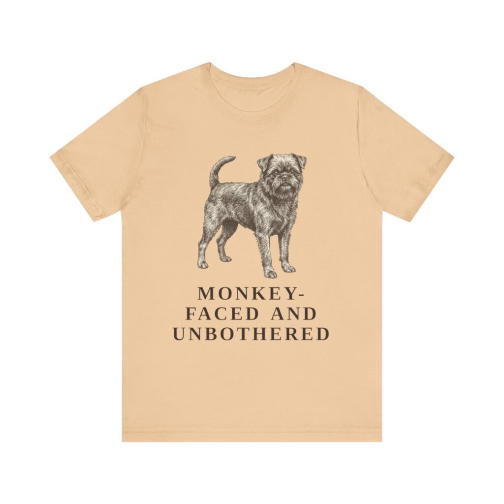 Affenpinscher Humor Shirt, Vintage Dog Sketch Tee, Dog Humor Gift
