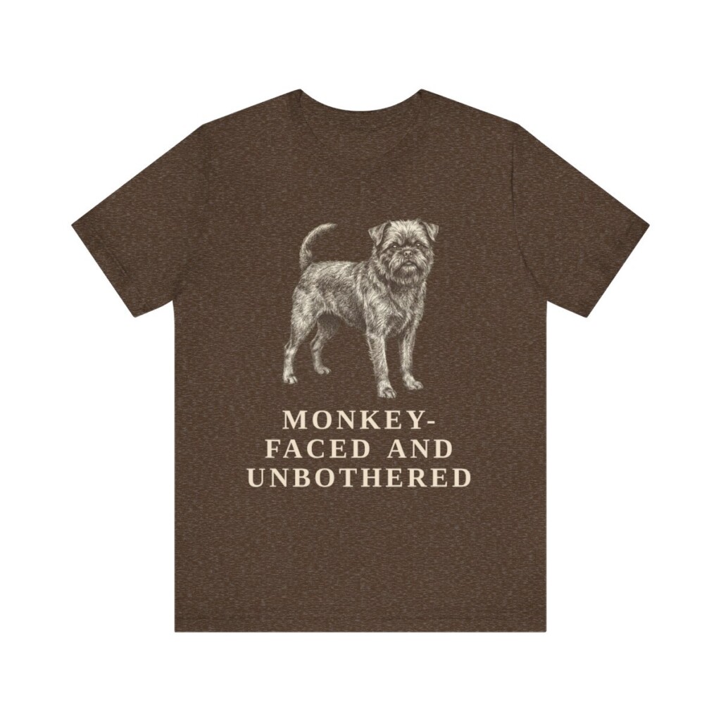 Affenpinscher Humor Shirt, Vintage Dog Sketch Tee, Dog Humor Gift