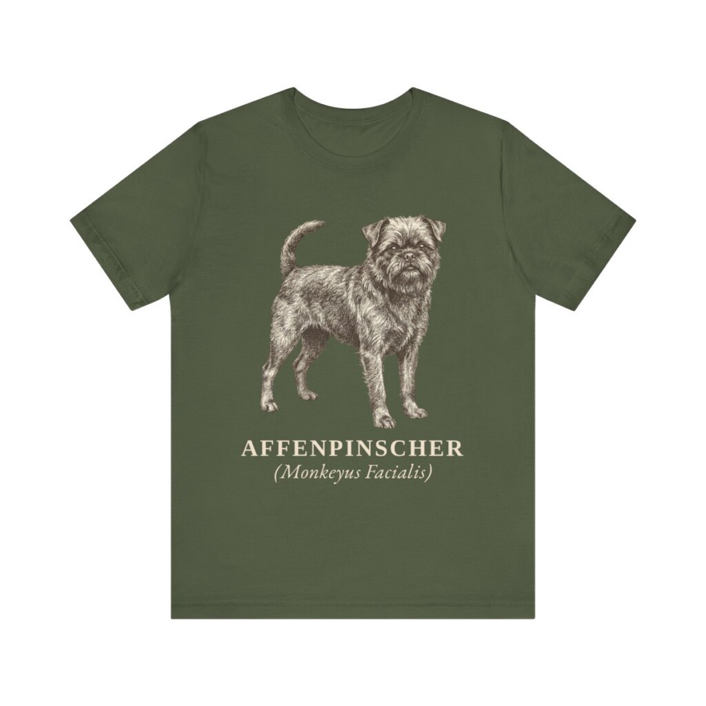 Affenpinscher Latin Shirt, Vintage Dog Sketch Tee, Dog Latin Gift