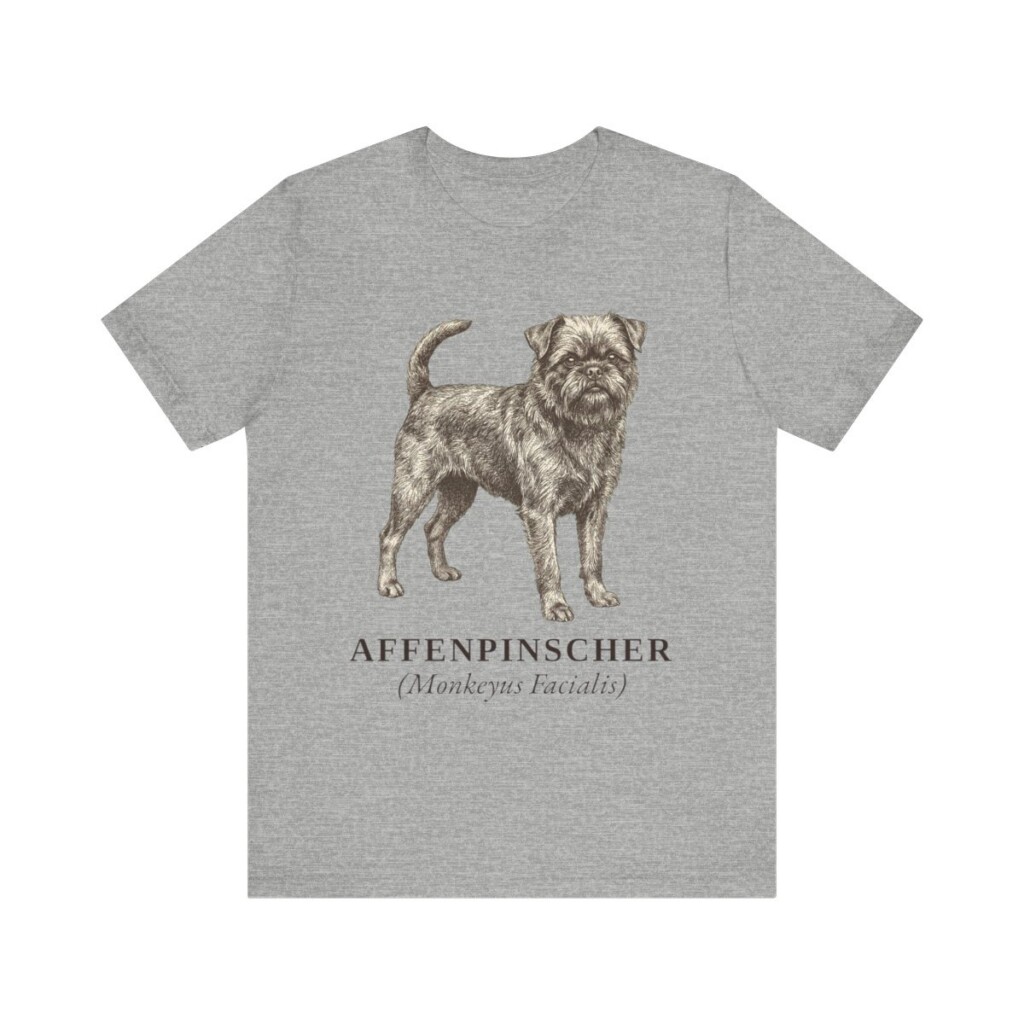 Affenpinscher Latin Shirt, Vintage Dog Sketch Tee, Dog Latin Gift