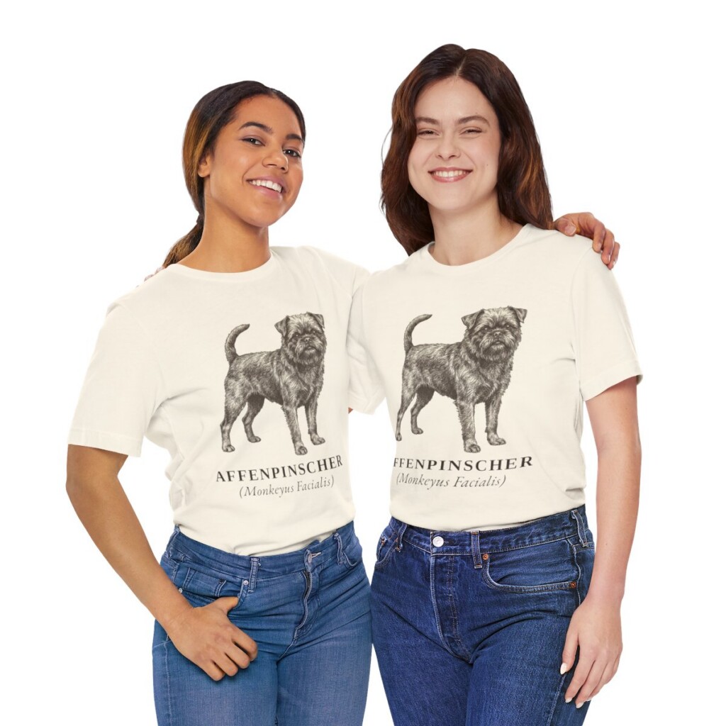 Affenpinscher Latin Shirt, Vintage Dog Sketch Tee, Dog Latin Gift