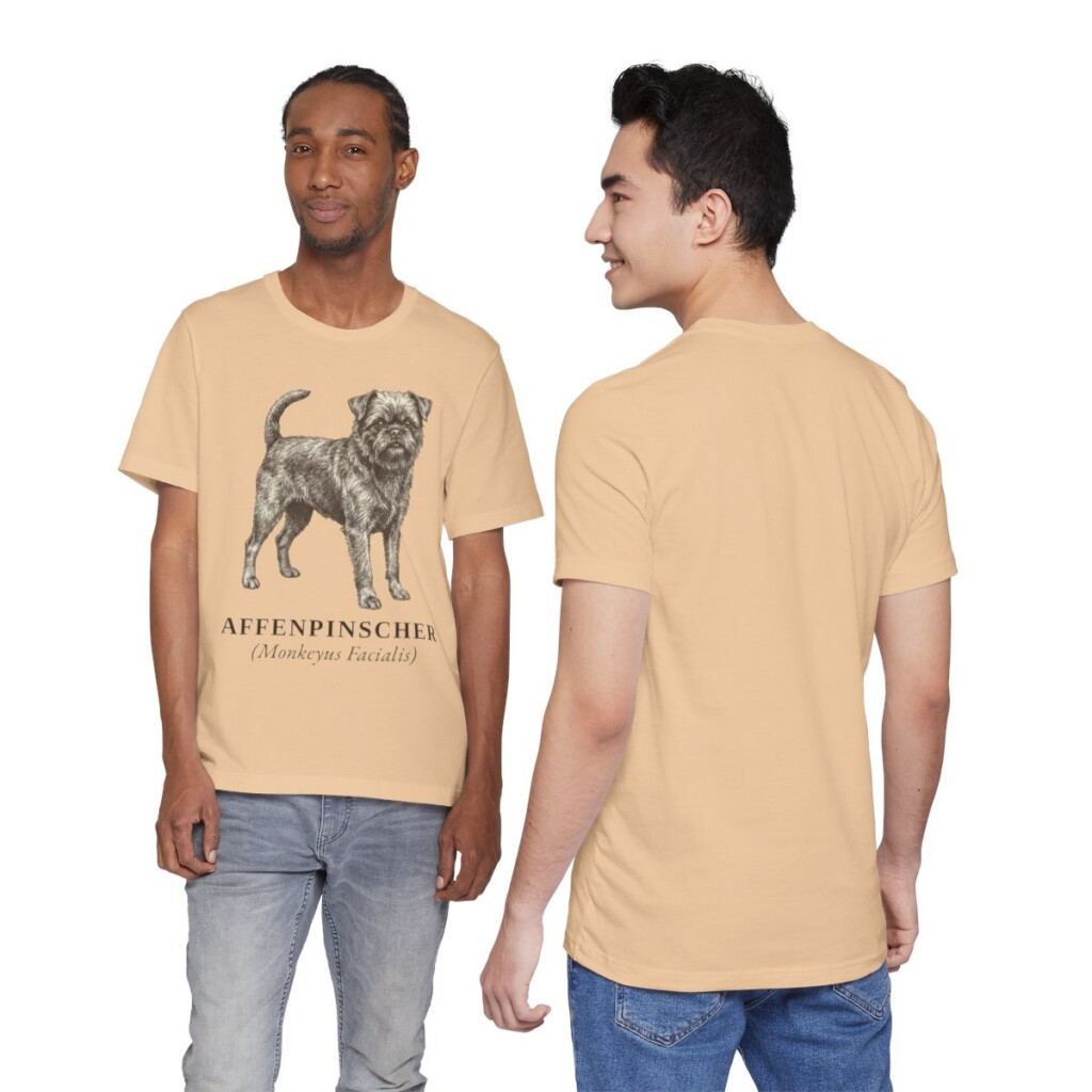 Affenpinscher Latin Shirt, Vintage Dog Sketch Tee, Dog Latin Gift