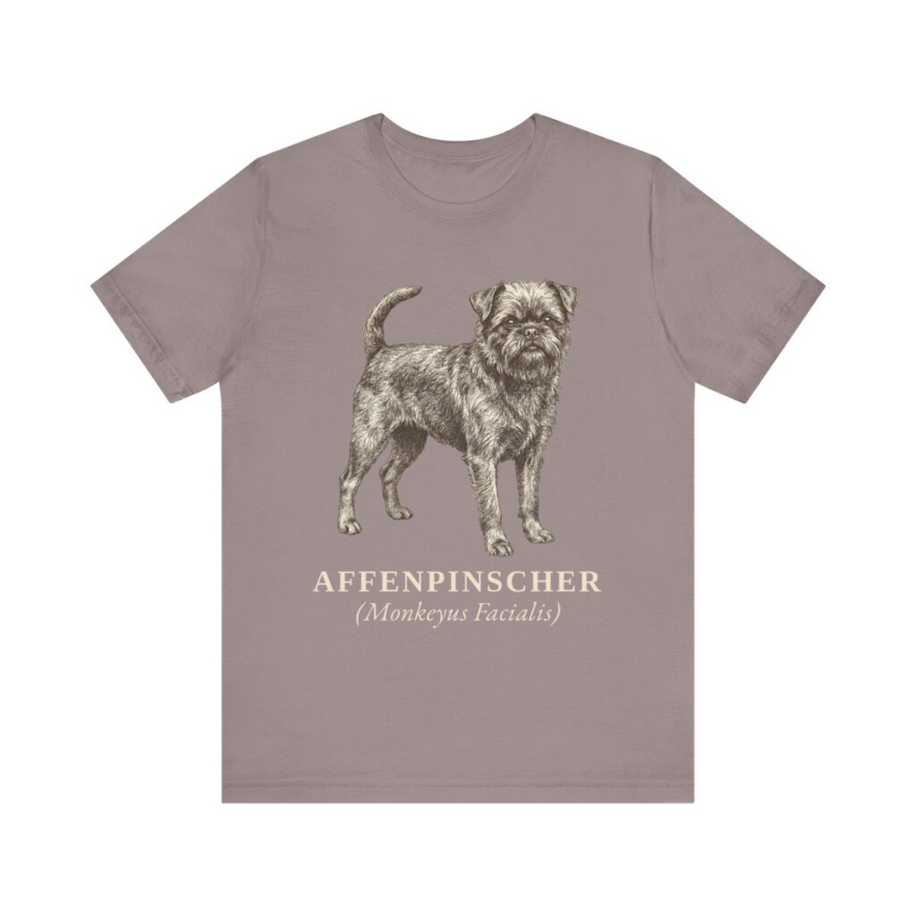 Affenpinscher Latin Shirt, Vintage Dog Sketch Tee, Dog Latin Gift