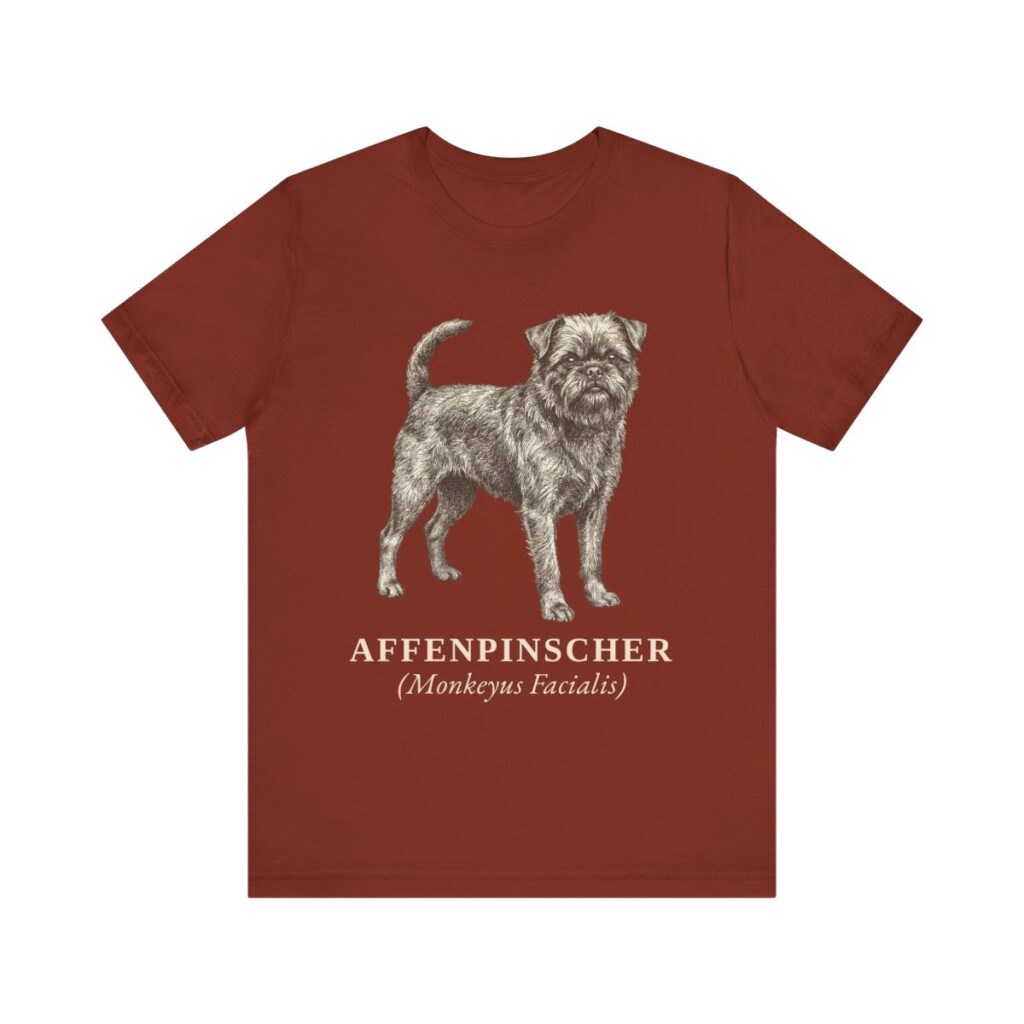 Affenpinscher Latin Shirt, Vintage Dog Sketch Tee, Dog Latin Gift