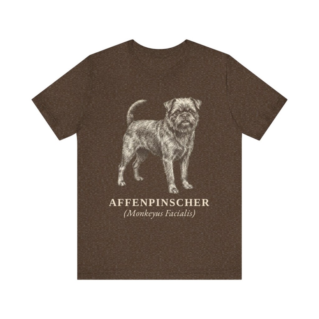 Affenpinscher Latin Shirt, Vintage Dog Sketch Tee, Dog Latin Gift