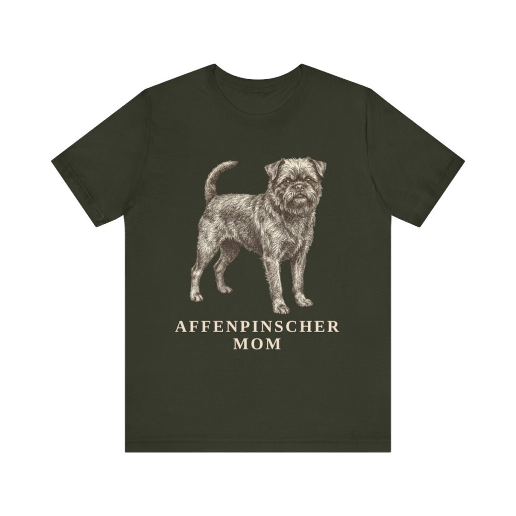 Affenpinscher Mom Shirt, Vintage Dog Sketch Tee, Dog Mom Gift