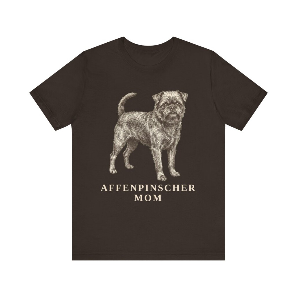 Affenpinscher Mom Shirt, Vintage Dog Sketch Tee, Dog Mom Gift
