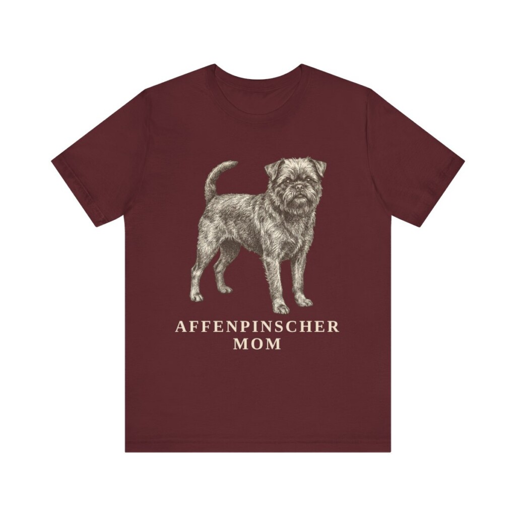 Affenpinscher Mom Shirt, Vintage Dog Sketch Tee, Dog Mom Gift