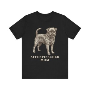 Affenpinscher Mom Shirt, Vintage Dog Sketch Tee, Dog Mom Gift