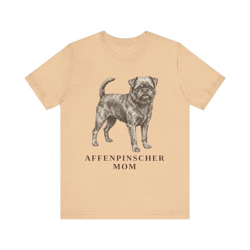 Affenpinscher Mom Shirt, Vintage Dog Sketch Tee, Dog Mom Gift