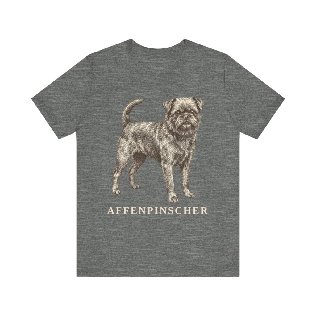 Affenpinscher Shirt, Vintage Dog Sketch Tee, Dog Lover Gift