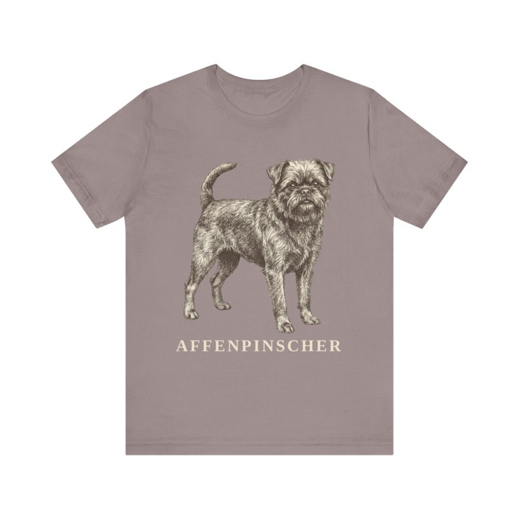 Affenpinscher Shirt, Vintage Dog Sketch Tee, Dog Lover Gift