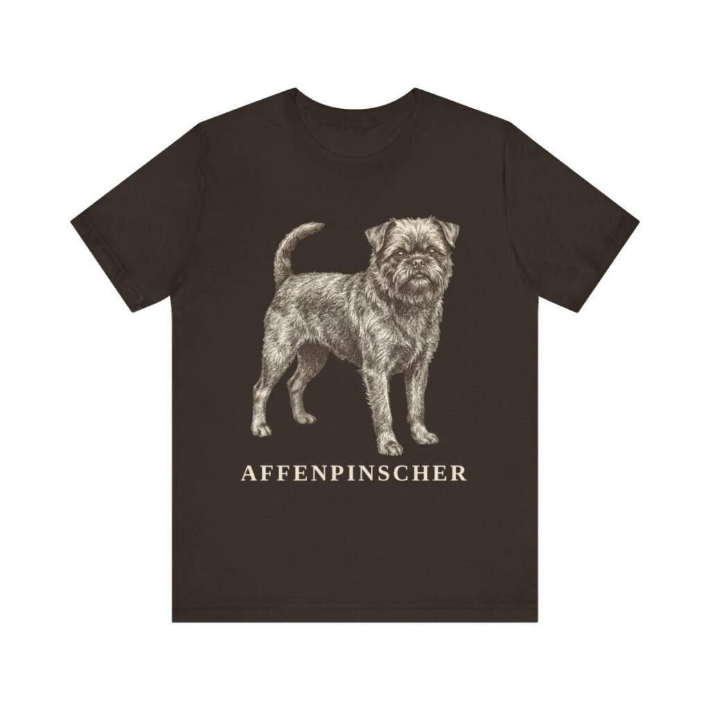 Affenpinscher Shirt, Vintage Dog Sketch Tee, Dog Lover Gift
