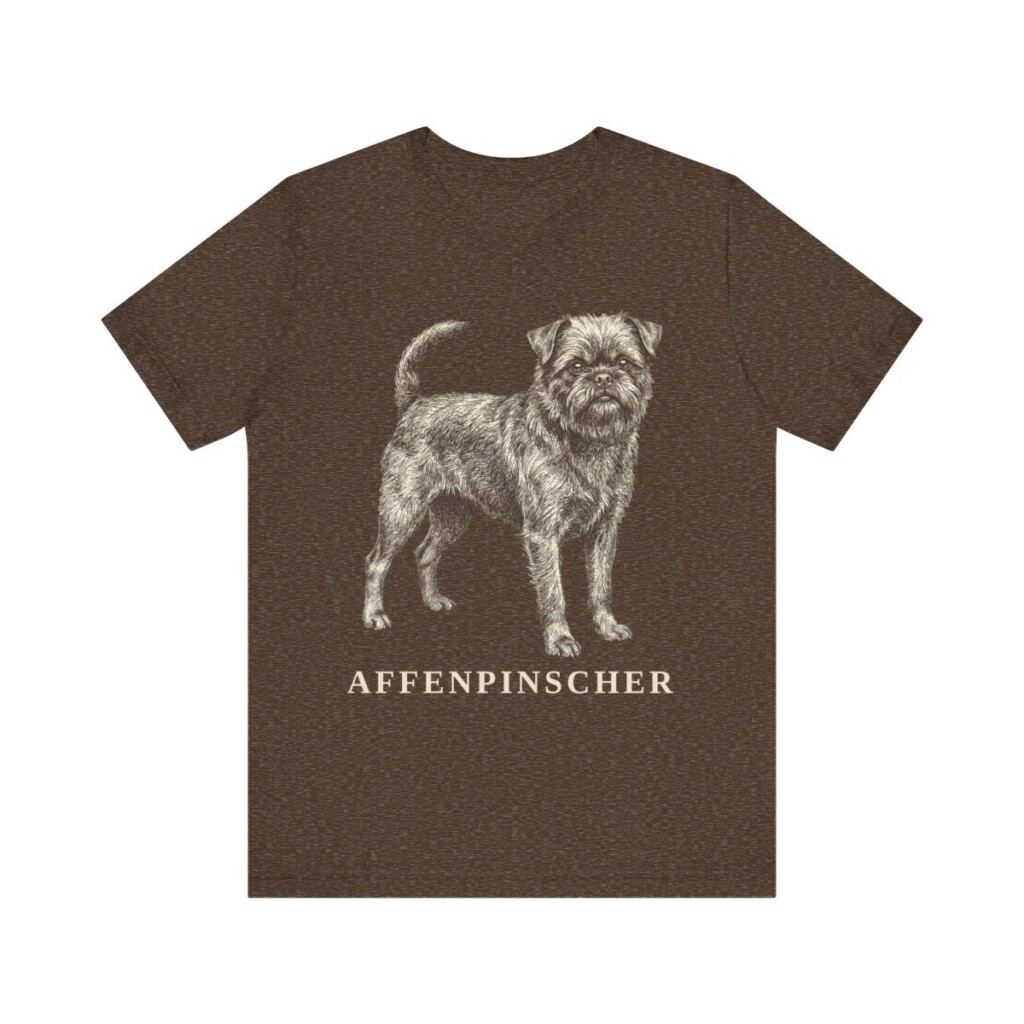 Affenpinscher Shirt, Vintage Dog Sketch Tee, Dog Lover Gift