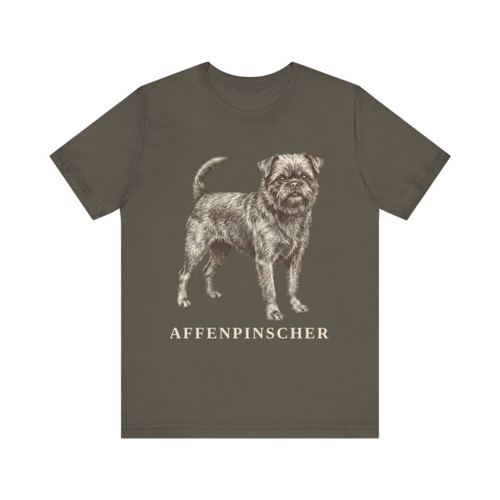 Affenpinscher Shirt, Vintage Dog Sketch Tee, Dog Lover Gift