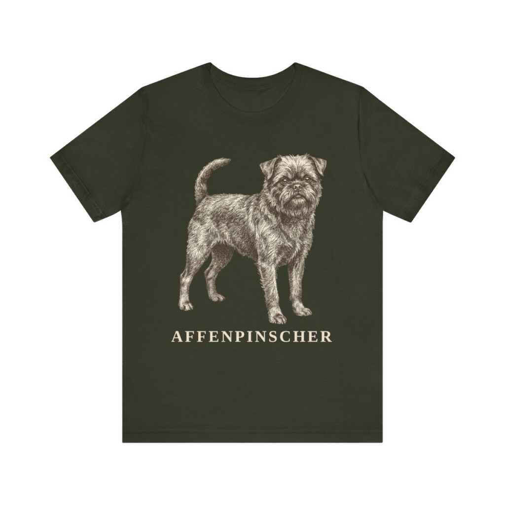 Affenpinscher Shirt, Vintage Dog Sketch Tee, Dog Lover Gift