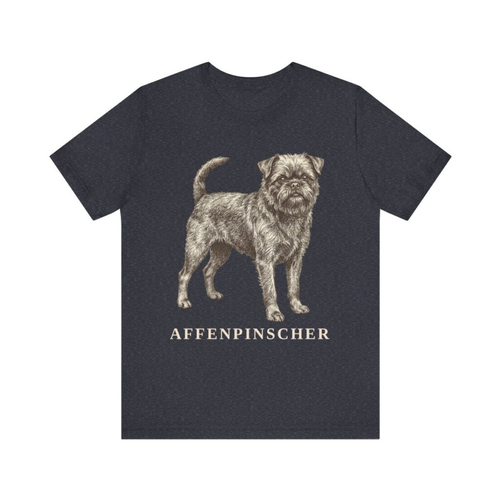 Affenpinscher Shirt, Vintage Dog Sketch Tee, Dog Lover Gift