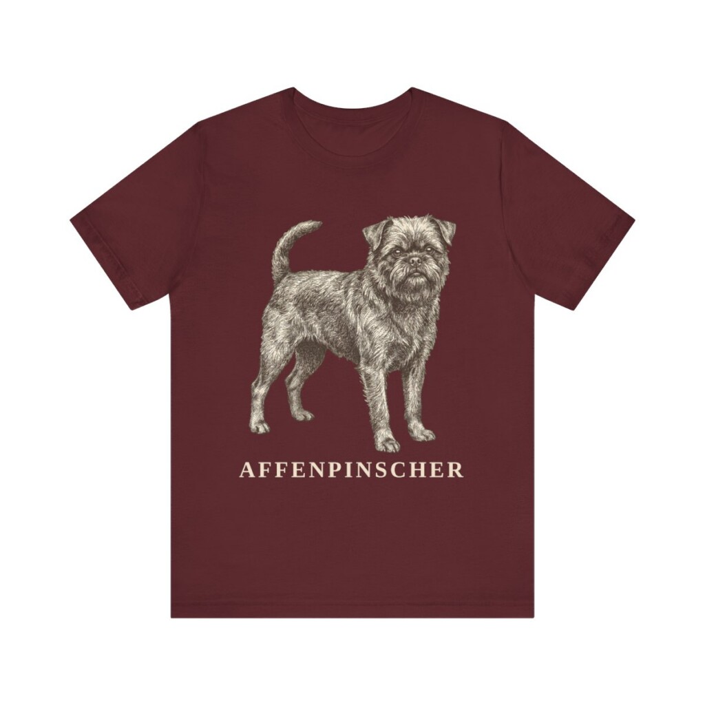 Affenpinscher Shirt, Vintage Dog Sketch Tee, Dog Lover Gift