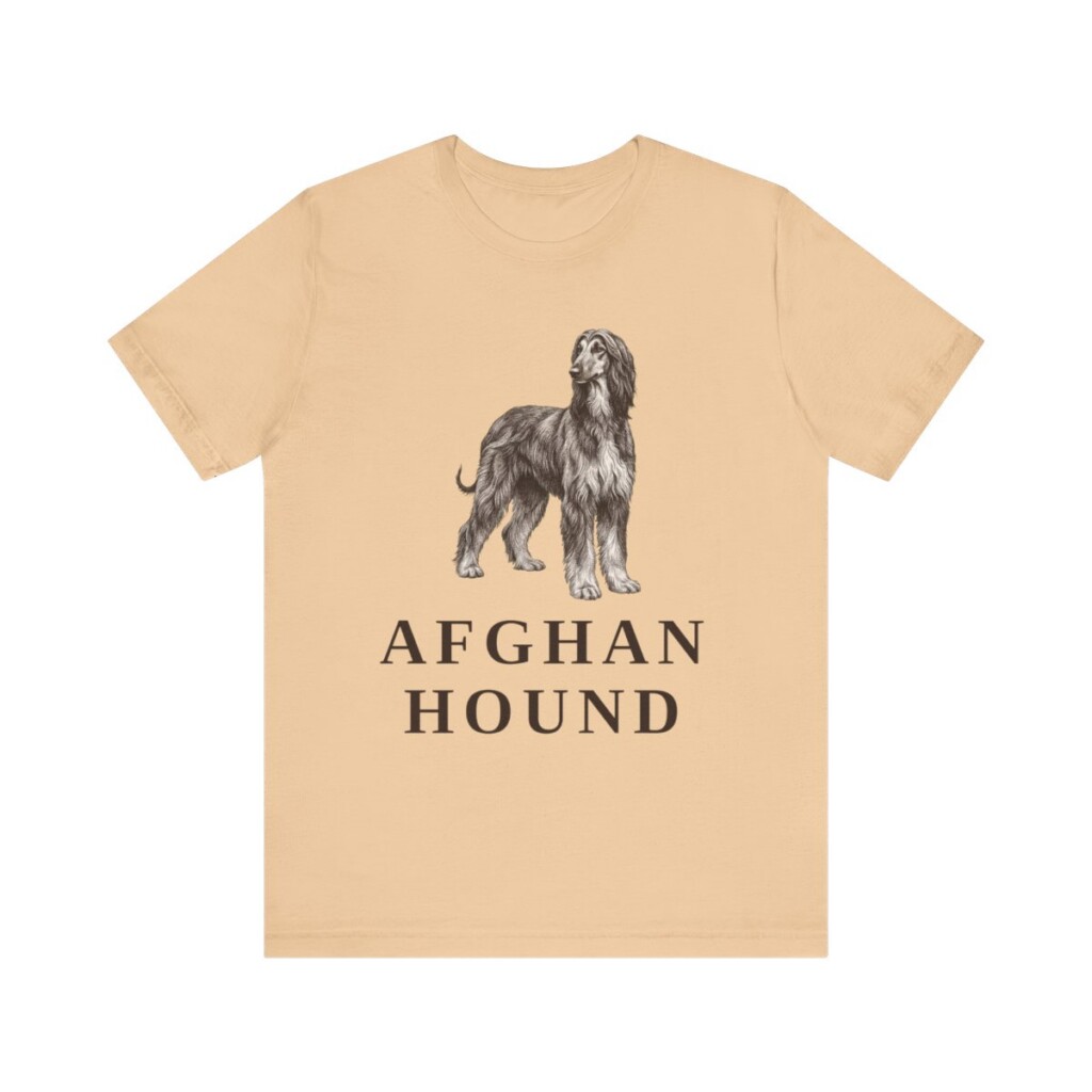 Afghan Hound Lover Shirt, Vintage Dog Sketch Tee, Dog Lover Gift Afghan Hound Lover Shirt, Vintage Dog Sketch Tee, Dog Lover Gift
