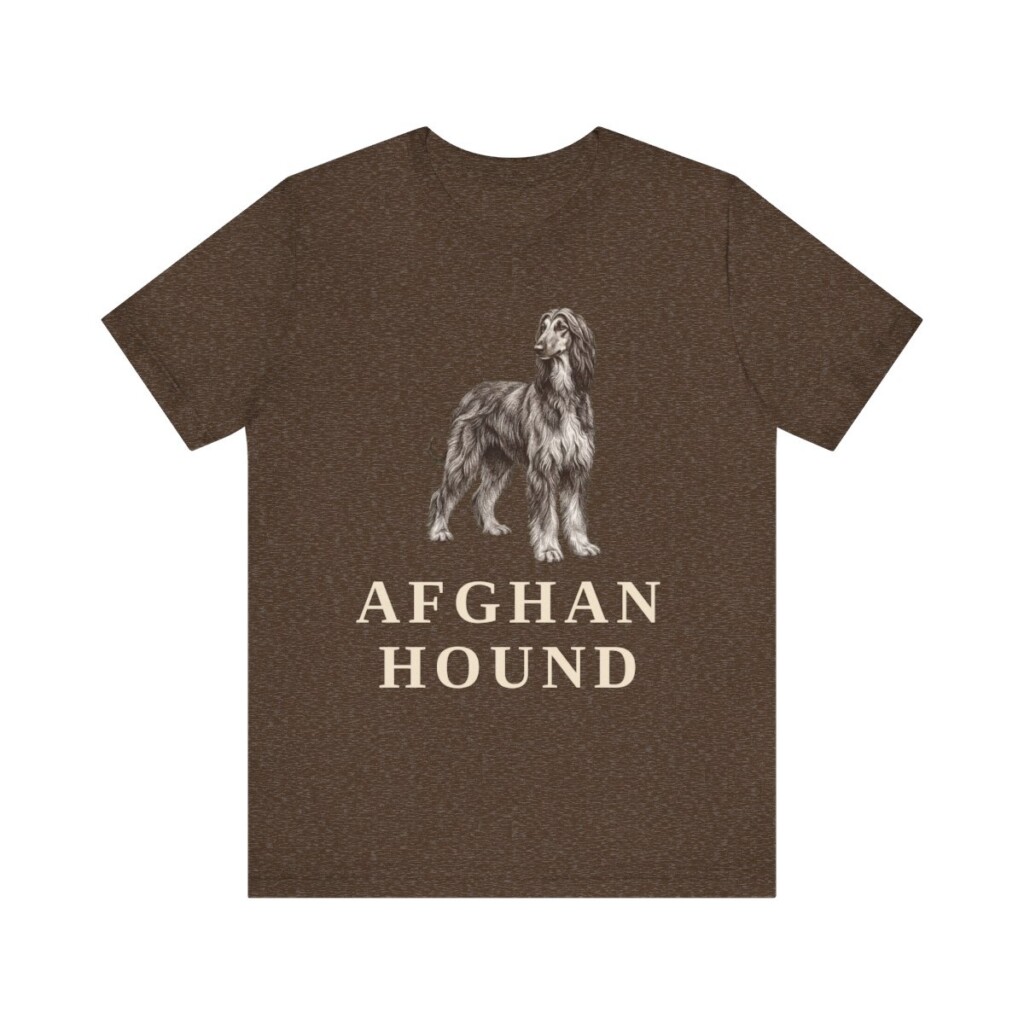 Afghan Hound Lover Shirt, Vintage Dog Sketch Tee, Dog Lover Gift Afghan Hound Lover Shirt, Vintage Dog Sketch Tee, Dog Lover Gift