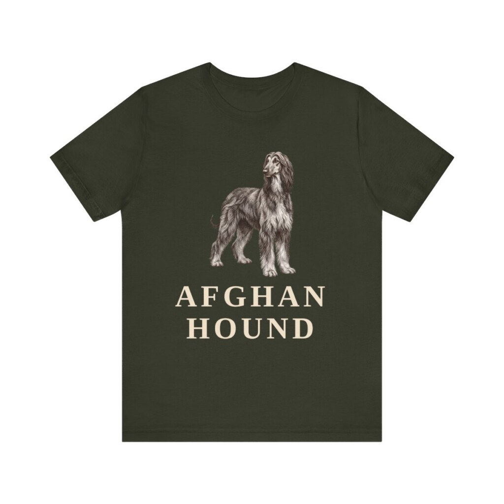 Afghan Hound Lover Shirt, Vintage Dog Sketch Tee, Dog Lover Gift Afghan Hound Lover Shirt, Vintage Dog Sketch Tee, Dog Lover Gift