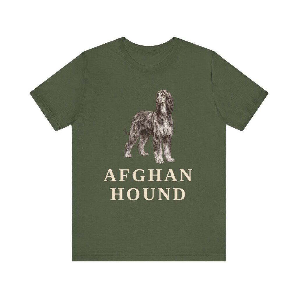 Afghan Hound Lover Shirt, Vintage Dog Sketch Tee, Dog Lover Gift Afghan Hound Lover Shirt, Vintage Dog Sketch Tee, Dog Lover Gift