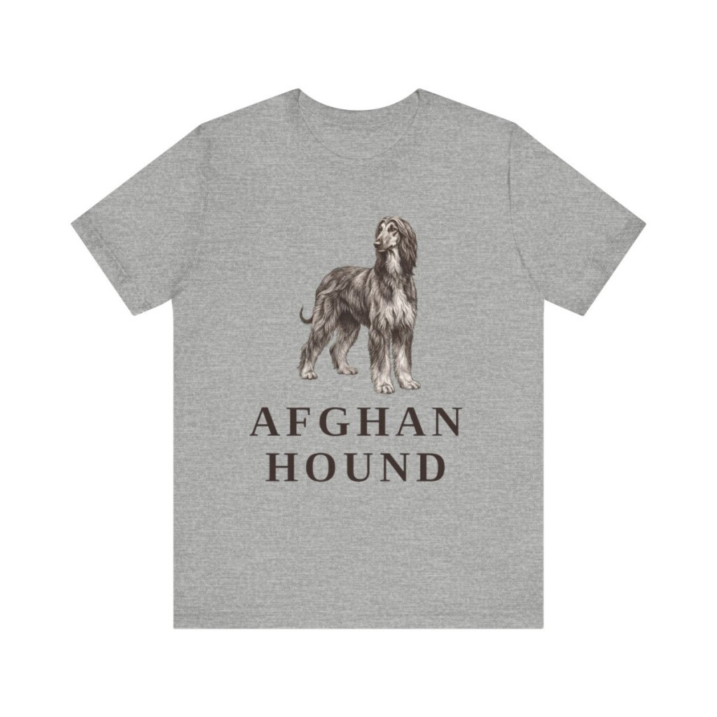 Afghan Hound Lover Shirt, Vintage Dog Sketch Tee, Dog Lover Gift Afghan Hound Lover Shirt, Vintage Dog Sketch Tee, Dog Lover Gift