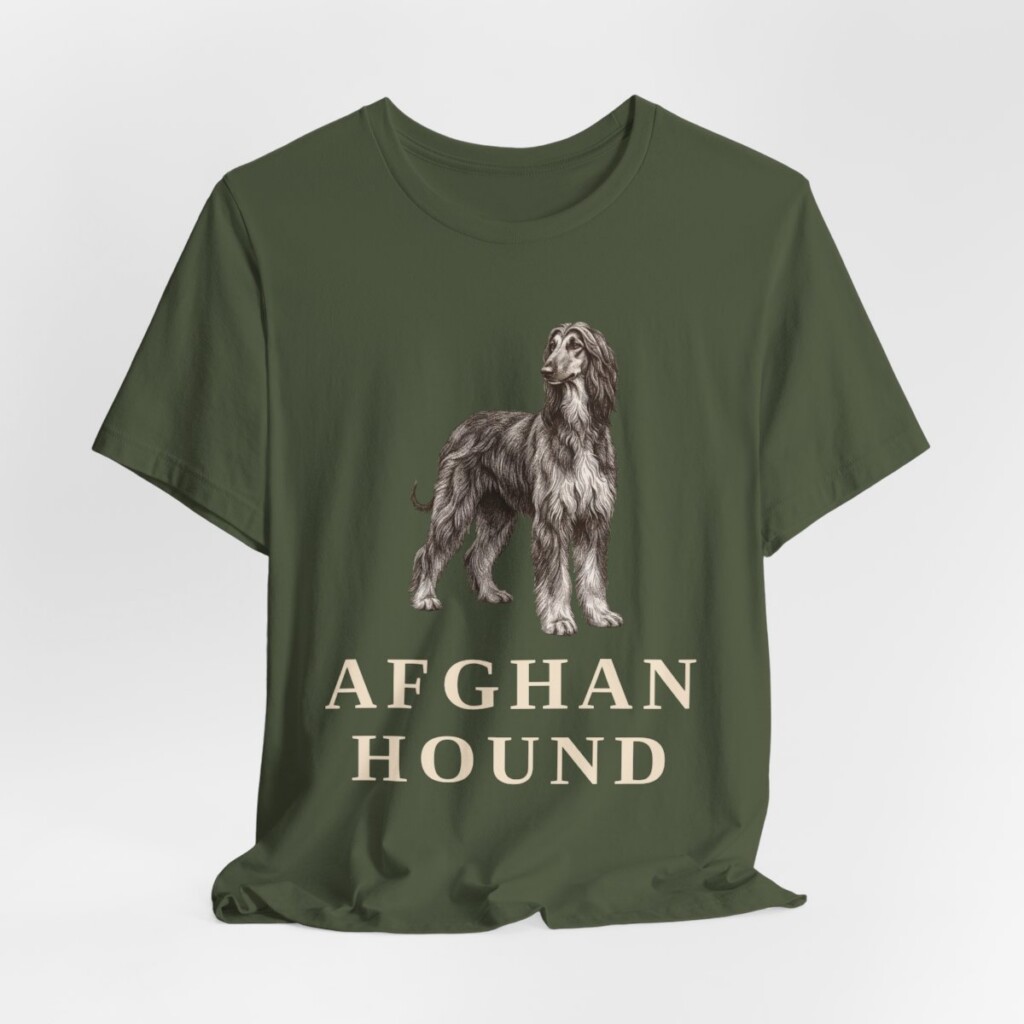 Afghan Hound Lover Shirt, Vintage Dog Sketch Tee, Dog Lover Gift Afghan Hound Lover Shirt, Vintage Dog Sketch Tee, Dog Lover Gift