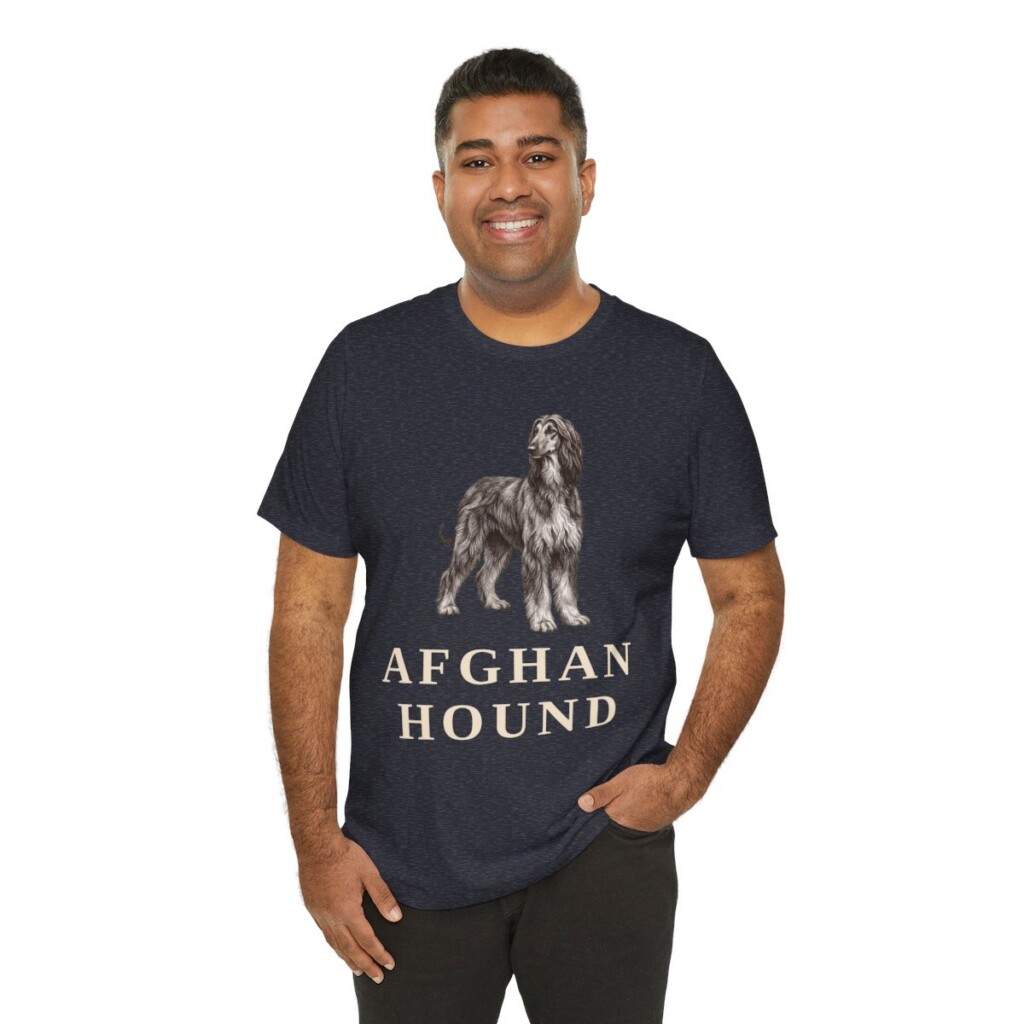 Afghan Hound Lover Shirt, Vintage Dog Sketch Tee, Dog Lover Gift Afghan Hound Lover Shirt, Vintage Dog Sketch Tee, Dog Lover Gift