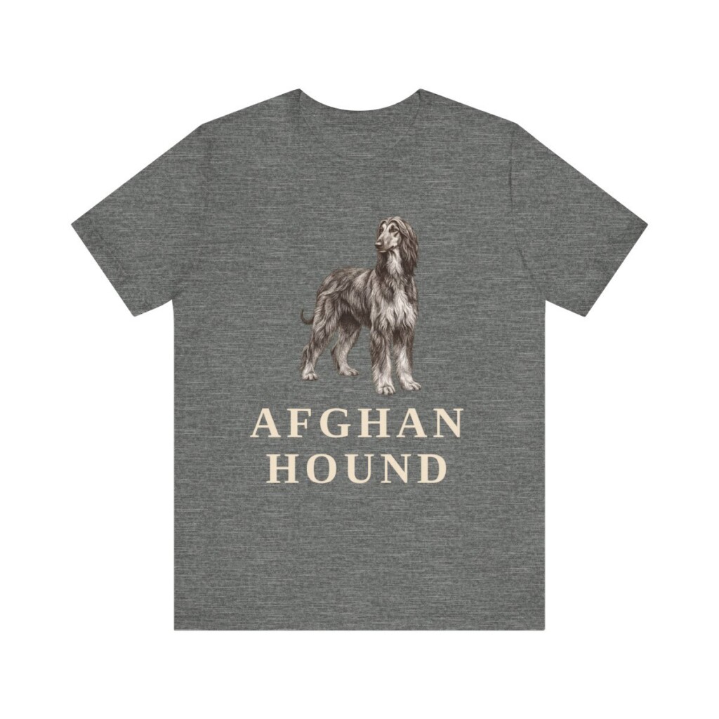 Afghan Hound Lover Shirt, Vintage Dog Sketch Tee, Dog Lover Gift Afghan Hound Lover Shirt, Vintage Dog Sketch Tee, Dog Lover Gift