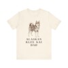 Alaskan Klee Kai Dad Shirt, Vintage Dog Sketch Tee, Dog Dad Gift