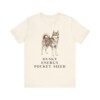 Alaskan Klee Kai Humor Shirt, Vintage Dog Sketch Tee, Dog Humor Gift