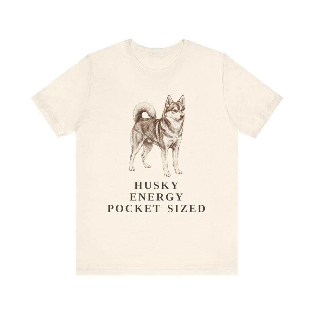 Alaskan Klee Kai Humor Shirt, Vintage Dog Sketch Tee, Dog Humor Gift