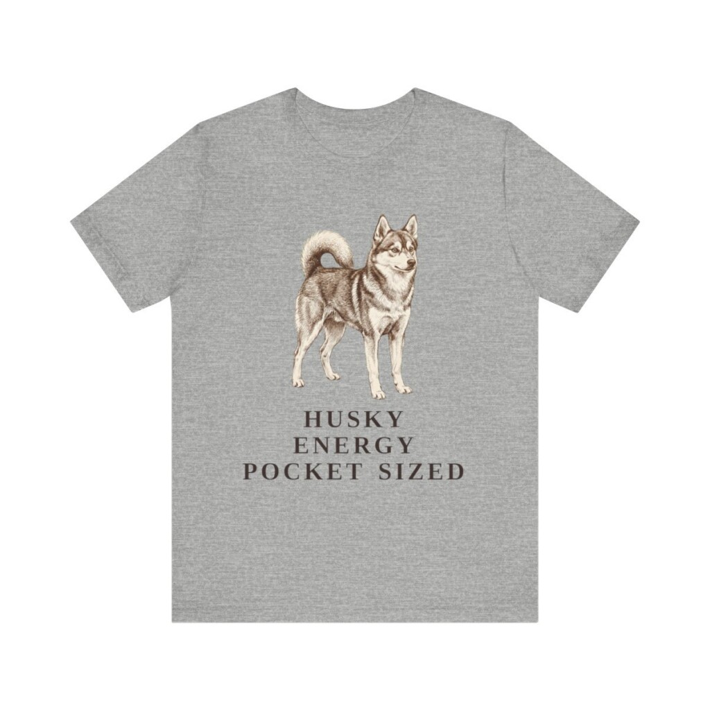 Alaskan Klee Kai Humor Shirt, Vintage Dog Sketch Tee, Dog Humor Gift