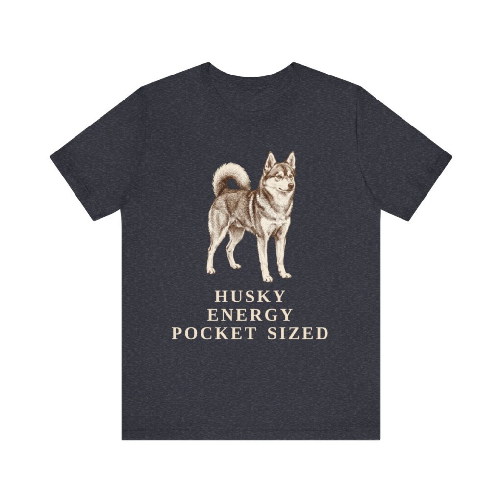 Alaskan Klee Kai Humor Shirt, Vintage Dog Sketch Tee, Dog Humor Gift