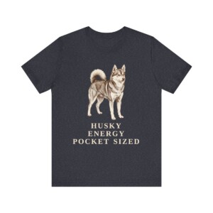 Alaskan Klee Kai Humor Shirt, Vintage Dog Sketch Tee, Dog Humor Gift