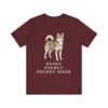 Alaskan Klee Kai Humor Shirt, Vintage Dog Sketch Tee, Dog Humor Gift