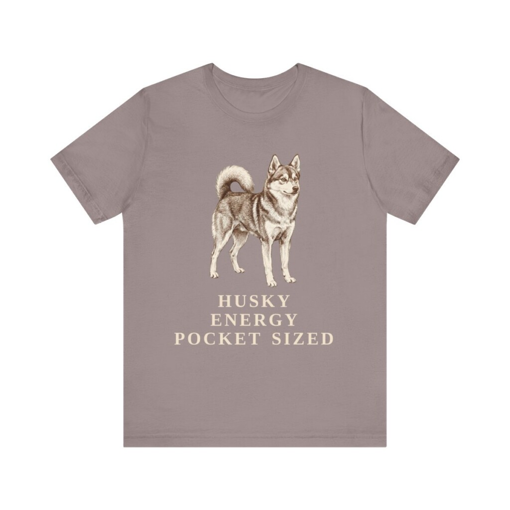 Alaskan Klee Kai Humor Shirt, Vintage Dog Sketch Tee, Dog Humor Gift