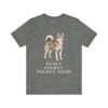 Alaskan Klee Kai Humor Shirt, Vintage Dog Sketch Tee, Dog Humor Gift