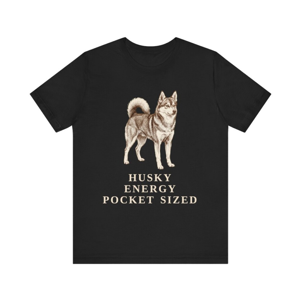Alaskan Klee Kai Humor Shirt, Vintage Dog Sketch Tee, Dog Humor Gift